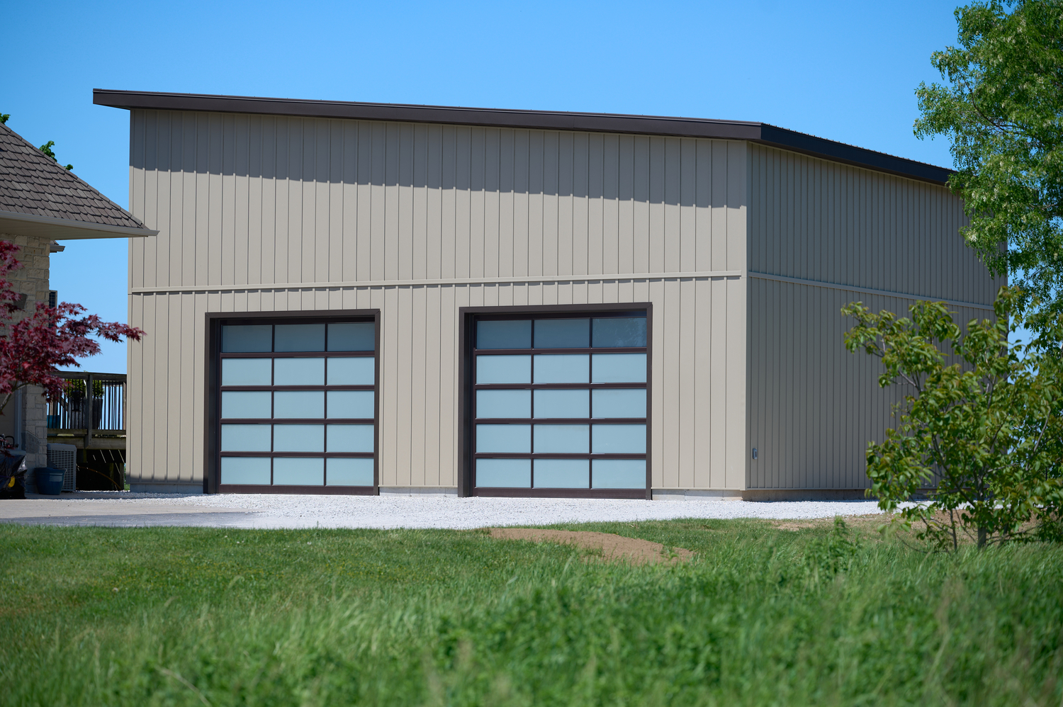 35' x 35' Mono Slope Garage, Hamilton